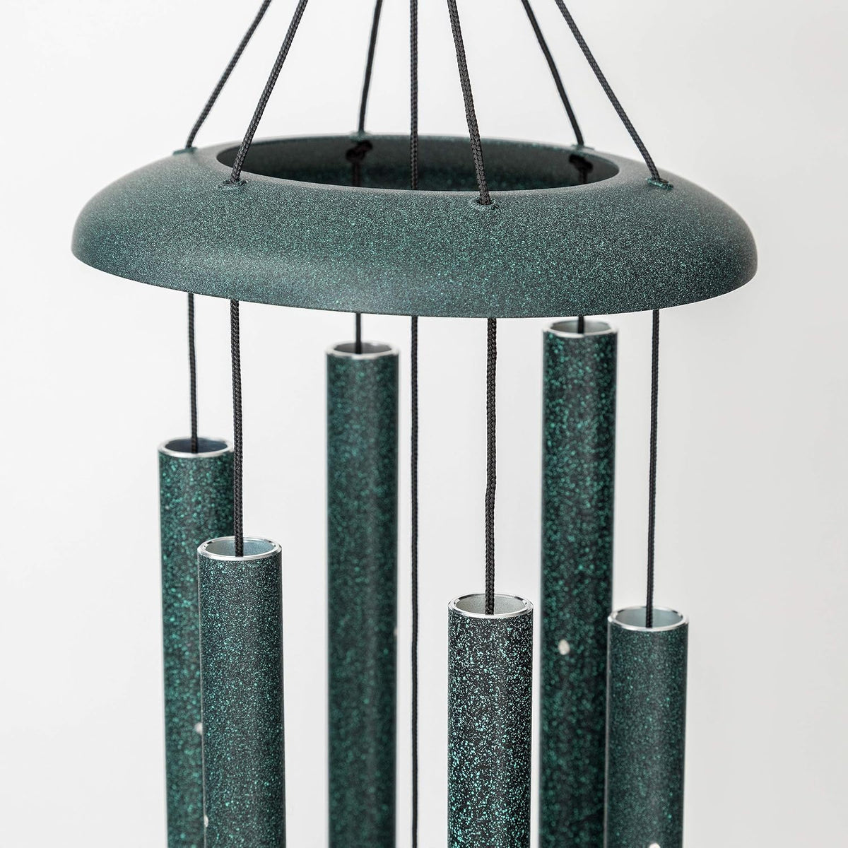 Corinthian Bells 27 Inch Green Wind Chimes for Outside, Outdoor Garden Wind Chime for Patio & Backyard Decor, Made in USA