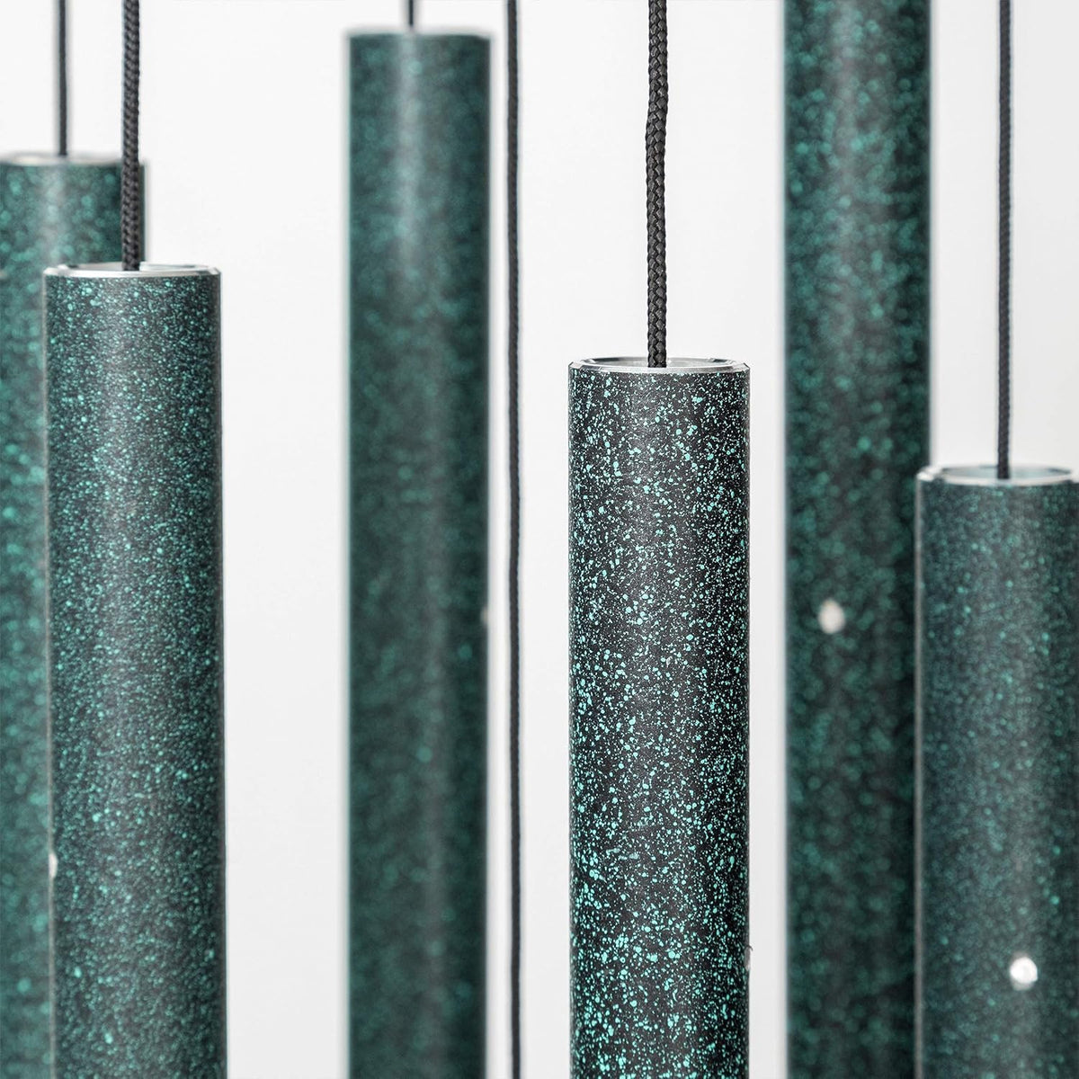 Corinthian Bells 27 Inch Green Wind Chimes for Outside, Outdoor Garden Wind Chime for Patio & Backyard Decor, Made in USA