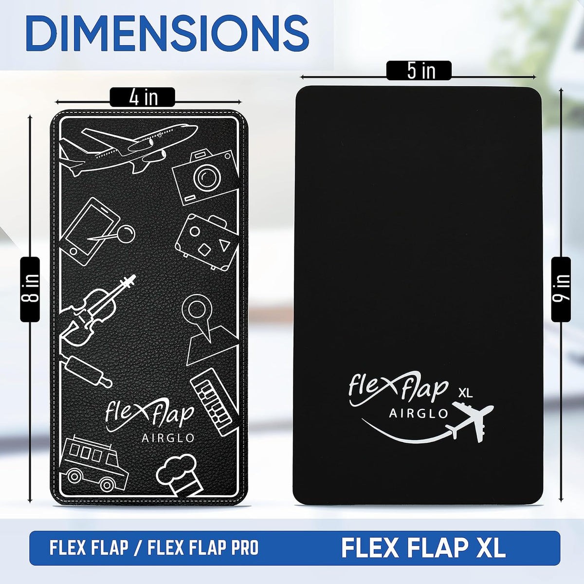 Flex Flap Cell Phone Holder & Flexible Tablet Stand for Desk, Bed, Treadmill, Home & Airplane Travel - XL