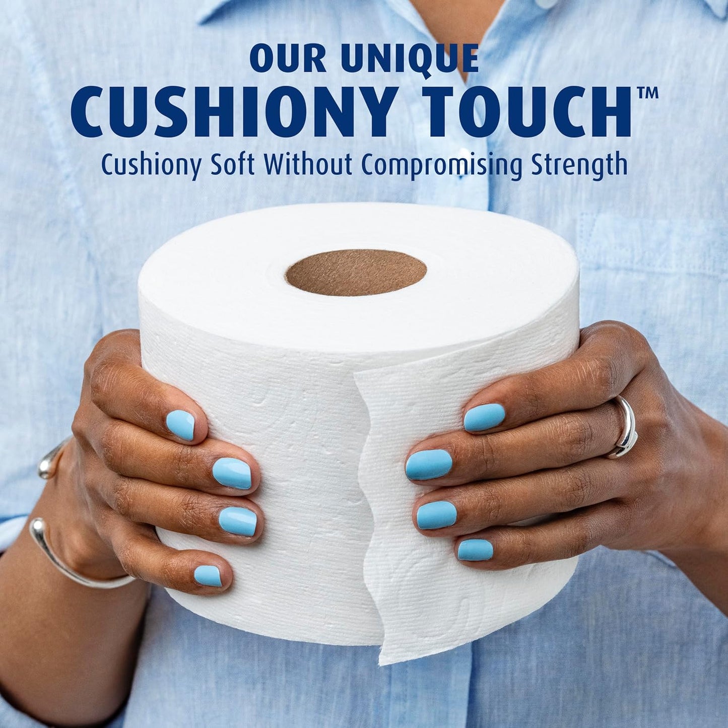 Charmin Ultra Soft Cushiony Touch 2-Ply Toilet Paper, 18 Family Mega Rolls = 90 Regular Rolls, White