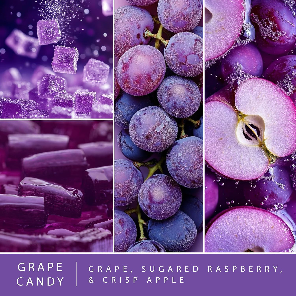 Scentsationals Grape Candy Scented Wax Melts 10oz (24 Cubes)
