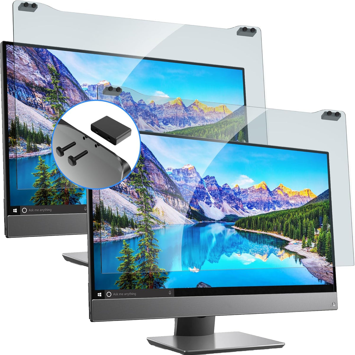 ZYY 23-24 Inch Anti Blue Light Screen Protector for Diagonal 23-24 Monitor