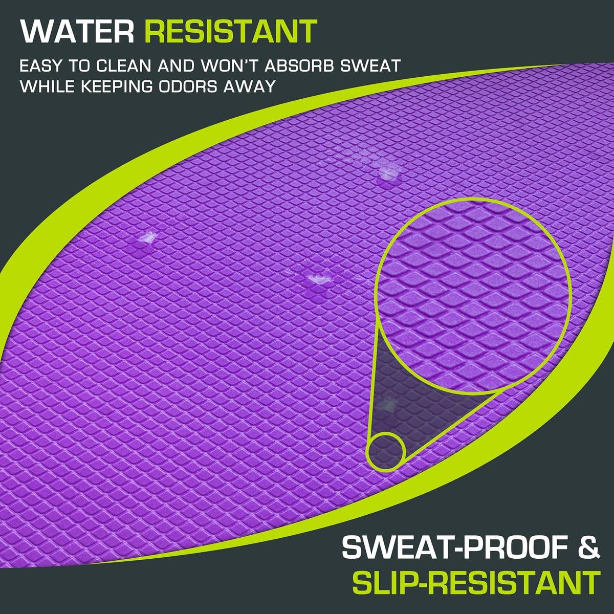 ProsourceFit Exercise Balance Pad, Non-Slip Cushioned Foam Mat & Knee Pad for Fitness and Stability Training, Yoga, Physical Therapy
