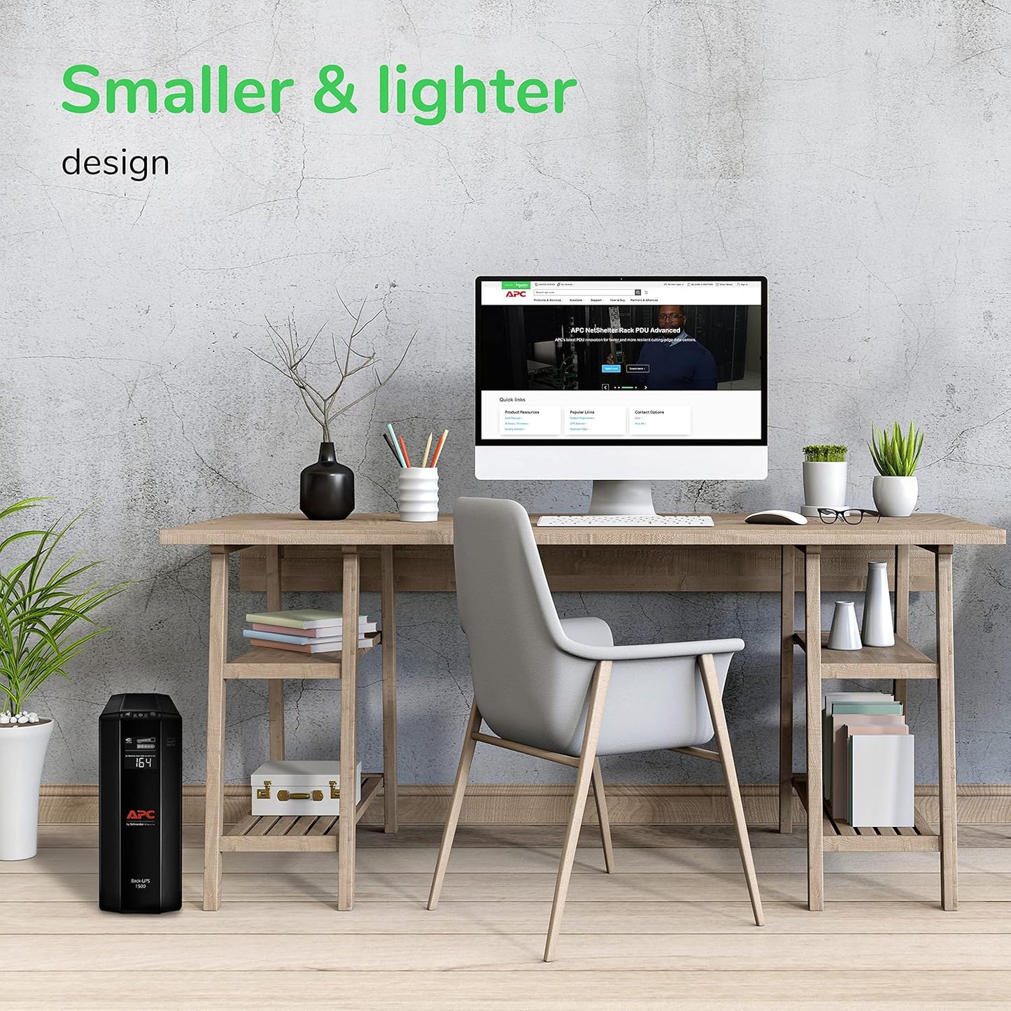 APC UPS Back-UPS Pro 1500VA UPS, 900W Battery Backup & Surge Protector, AVR, 10 Outlets (NEMA 5-15R), LCD, BX1500M Uninterruptible Power Supply for Computers, Wi-Fi Routers, Home Office Electronics