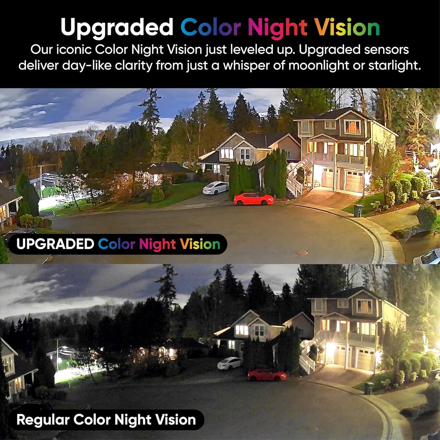 Wyze Window Camera, WiFi Indoor HD Home Security Camera, Upgraded Color Night Vision, Anti-Glare, AI-Powered Motion Detection, Easy & Quick Setup, 24/7 Recording, Works w/Alexa & Google