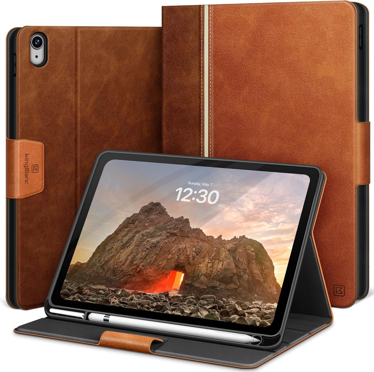 KingBlanc Book-Style Case for iPad (A16) 11th Gen 11", iPad 10th Gen 10.9"
